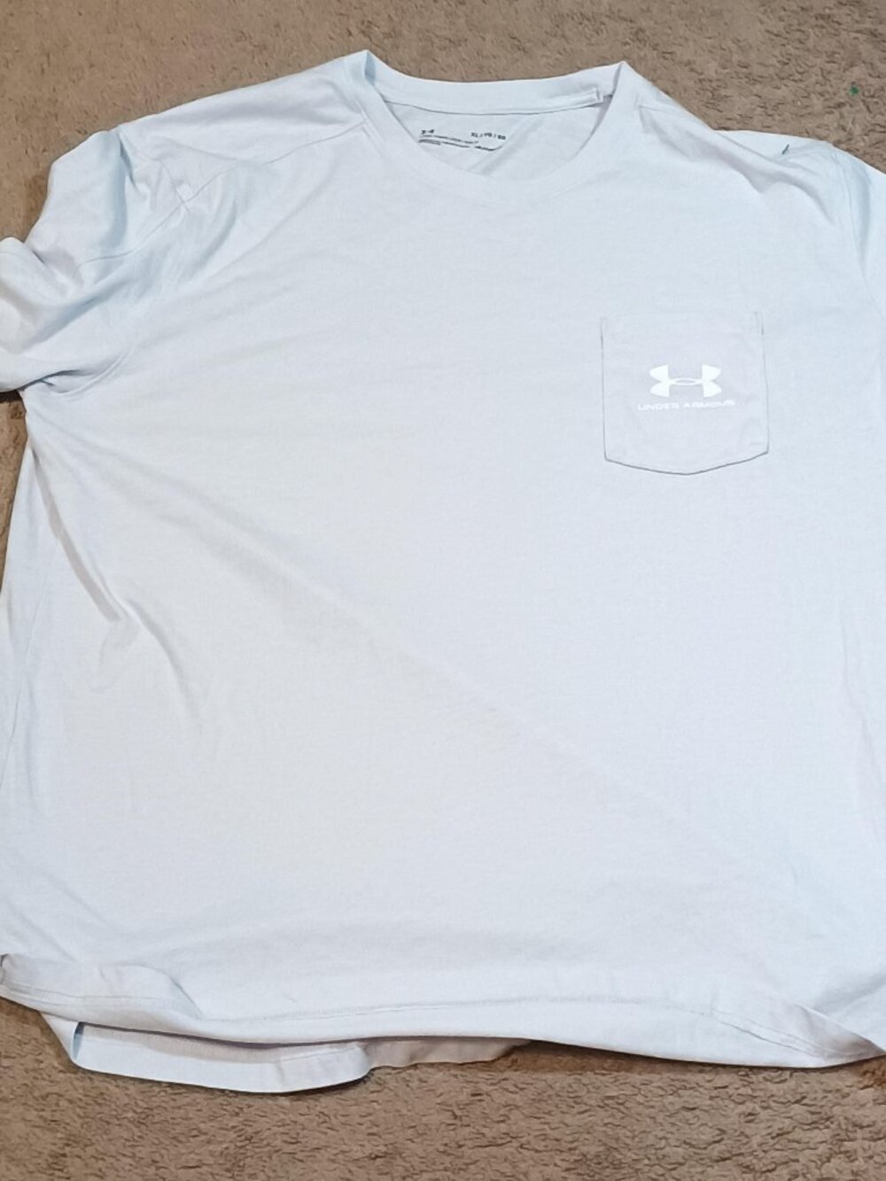 Under Armour/T Shirt/Mens XL Gray Sportstyle Pocket Streetwear Athleisure Gym